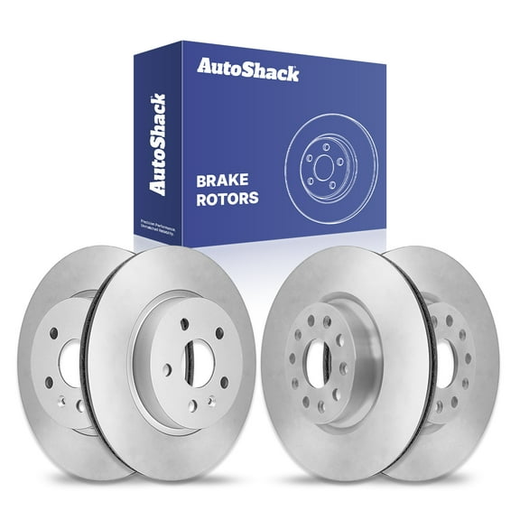 AutoShack Front & Rear Brake Rotors | Replacement For 2016-2022 Chevrolet Camaro 2020-2025 Cadillac CT5 2.0L 3.0L 3.6L 6.2L V6 V8 AWD RWD | 4-PC Set