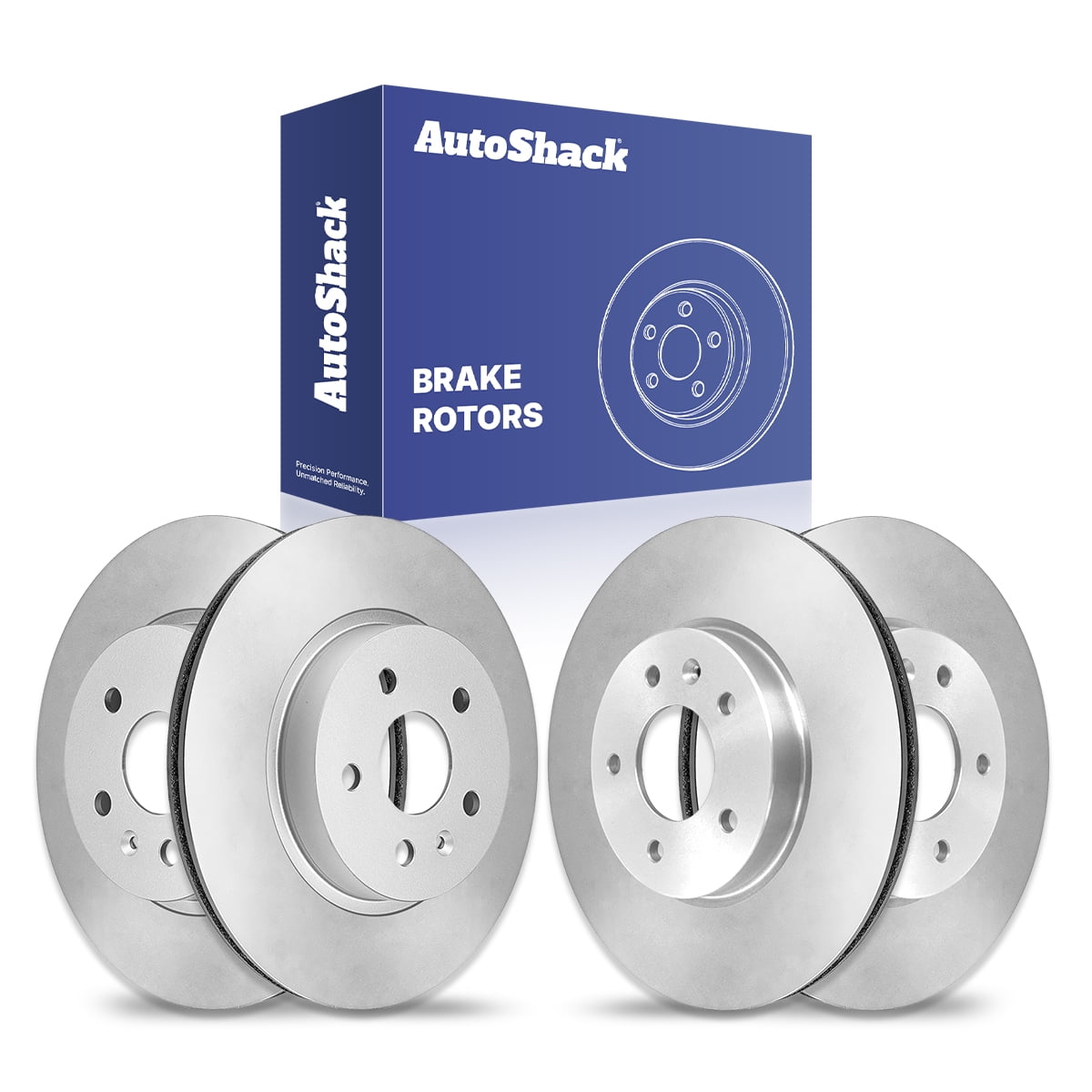 AutoShack Front & Rear Brake Rotors for Chevrolet & Buick, Malibu 2013-2015 Impala 2014-2020 LaCrosse 2010-2016 Regal 2011-2017 Malibu Limited 2016, AWD FWD L4 2.0L 2.4L 2.5L V6 3.0L 3.6L