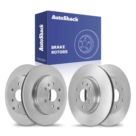 AutoShack Front & Rear Brake Rotors for Chevrolet, GMC, Buick & Saturn, Traverse 2009-2017 Acadia 2007-2016 Enclave 2008-2017 Acadia Limited 2017 Outlook 2007-2010, AWD FWD V6 3.6L