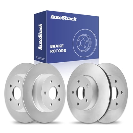 AutoShack Front & Rear Brake Rotors for Jeep, Grand Cherokee 1999-2004, AWD RWD 4WD L6 4.0L V8 4.7L