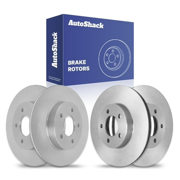 AutoShack Front & Rear Brake Rotors for Buick & Pontiac, LeSabre 2000-2005 Bonneville 2000-2005 Riviera 1999, FWD V6 3.8L