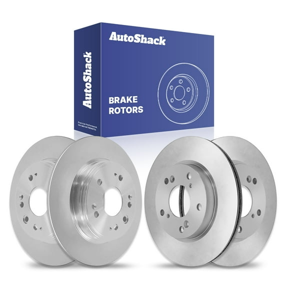 AutoShack Front & Rear Brake Rotors | Replacement For 2002-2004 Honda CR-V 2.4L 4WD FWD | 4-PC Set