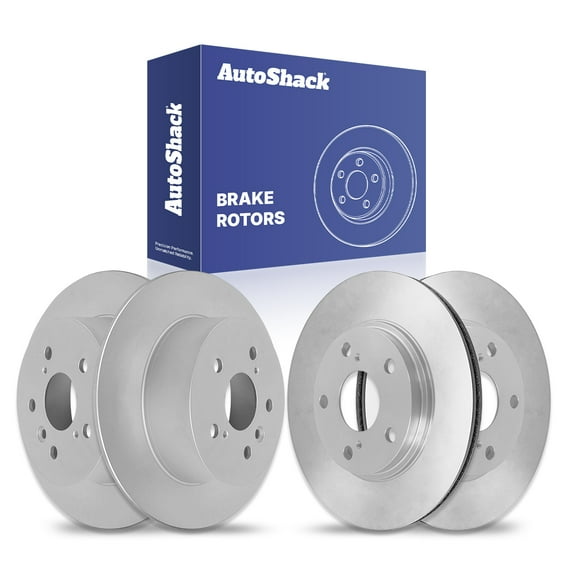 AutoShack Front & Rear Brake Rotors for Toyota & Lexus, Camry 2002-2004 ES330 2004-2006 ES300 2003, FWD V6 3.0L 3.3L