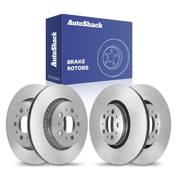 AutoShack Front & Rear Brake Rotors for Volvo, XC90 2003-2014, AWD FWD L5 2.5L L6 2.9L 3.2L V8 4.4L