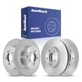 thumbnail image 1 of AutoShack Front Vented & Rear Solid Brake Rotors 4-PC Set Replacement for 2004-2009 Mitsubishi Galant, 1 of 5