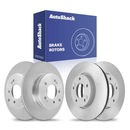 AutoShack Front & Rear Brake Rotors for Hyundai & Kia, Sonata 2006-2019 Optima 2011-2020 Tucson 2016-2017, FWD L4 1.6L 2.0L 2.4L V6 3.3L