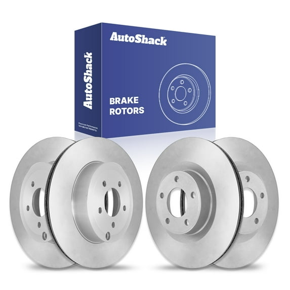 AutoShack Front & Rear Brake Rotors for Ford & Lincoln, Edge 2007-2010 MKX 2007-2010, AWD FWD V6 3.5L