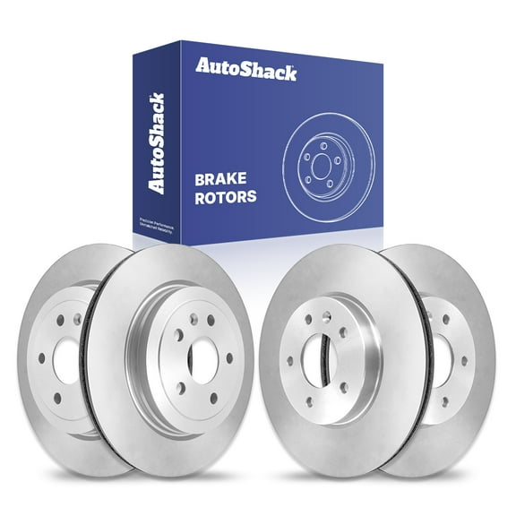 AutoShack Front & Rear Brake Rotors | Replacement For 2010-2015 Chevrolet Camaro 3.6L V6 RWD | 4-PC Set