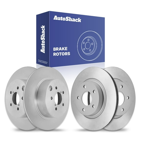 AutoShack Front & Rear Brake Rotors for Subaru, Impreza 2012-2016, AWD H4 2.0L