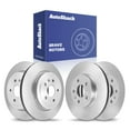 thumbnail image 1 of AutoShack Front Vented & Rear Vented Brake Rotors 4-PC Set Replacement for 2008-2012 Cadillac CTS 2014 Cadillac CTS, 1 of 5