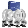 thumbnail image 1 of AutoShack Front Vented & Rear Solid Brake Rotors + Ceramic Pads + Calipers 16-PC Brake Kit Replacement for 2010-2011 Honda Accord Crosstour, 1 of 4