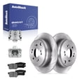 thumbnail image 1 of AutoShack Rear Brake Rotors, Premium Pads & Calipers for Honda & Acura, CR-V 2007-2011 RDX 2010-2012, FWD 4WD L4 2.3L 2.4L - 11.99" (304.6 mm), 5-Lug, 1 of 5