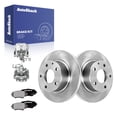 thumbnail image 1 of AutoShack Rear Brake Rotors, Ceramic Pads & Calipers for Mazda, 3 2014-2016 3 Sport 2014, FWD L4 2.0L 2.5L - 10.43" (265 mm), 5-Lug, 1 of 4