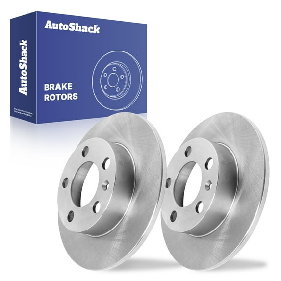 AutoShack Rear Brake Rotors | Replacement For 1998-2010 VW Beetle 1999-2009 Jetta 1999-2006 2010 Golf 2007-2009 Jetta City 2007-2010 Golf City 2000-2006 Audi TT Quattro 2.5L AWD FWD | 2-PC Set