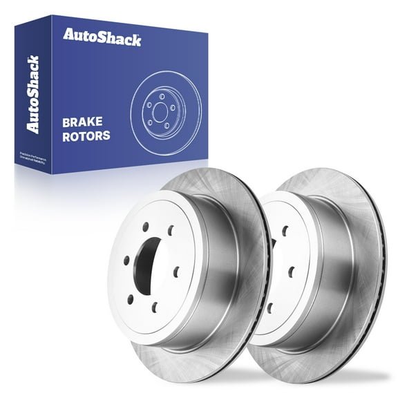 AutoShack 13.66" (346.9 mm) Rear Vented Brake Rotors | Replacement for 2004-2011 Ford F-150 2006-2008 Lincoln Mark LT 2004-2010 Ford Lobo | 2-PC Set