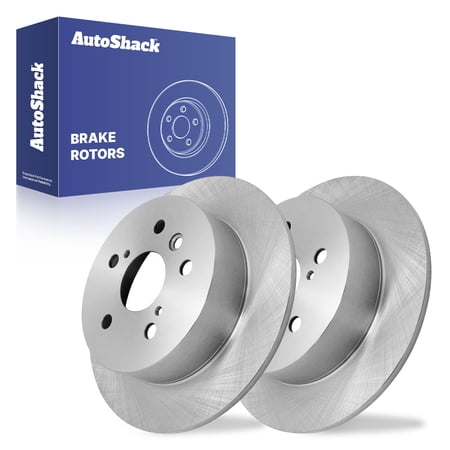 AutoShack Rear Brake Rotors for Toyota & Lexus, Camry 2012-2017 ES350 2013-2018 Avalon 2013-2018, FWD L4 2.5L V6 3.5L - 11.06" (281 mm), 5-Lug
