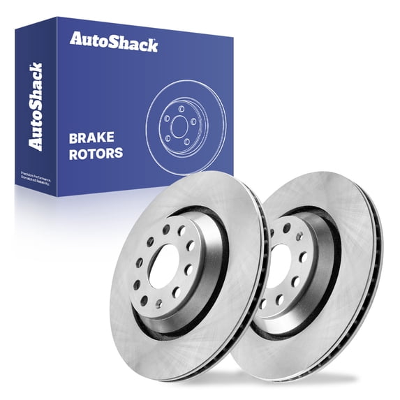 AutoShack Rear Brake Rotors for Volkswagen & Audi, Atlas 2018-2025 Atlas Cross Sport 2020-2025 Q3 2019-2025 GTI 2015-2025 CC 2009-2017 Tiguan 2025, AWD FWD L4 2.0L V6 3.6L - 12.2" (310 mm), 9-Lug