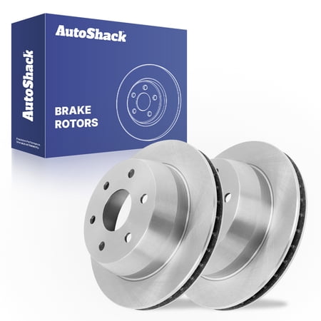 AutoShack Rear Brake Rotors for Chevrolet & GMC, Silverado 1500 2001-2006 Tahoe 2000-2006 Sierra 1500 2001-2006 Yukon 2000-2006, 4WD RWD AWD V6 4.3L V8 4.8L 5.3L 6.0L - 12.99" (330 mm), 6-Lug