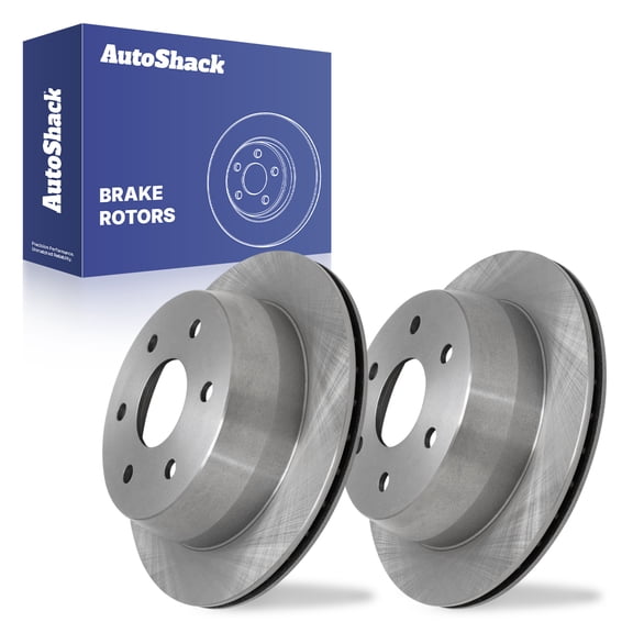 AutoShack Rear Brake Rotors for Chevrolet & GMC, Silverado 1500 1999-2006 Sierra 1500 1999-2006 Tahoe 2000-2002 Yukon 2000-2002, 4WD RWD AWD V6 4.3L V8 4.8L 5.3L 6.0L - 12.8" (325 mm), 6-Lug