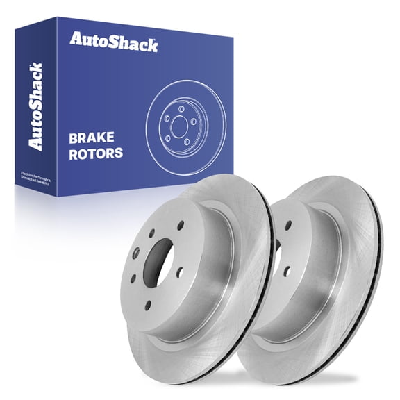 AutoShack Rear Brake Rotors for Nissan & INFINITI, Rogue 2008-2020 Rogue Sport 2017-2022 LEAF 2011-2025 Juke 2014-2017 G35 2003-2005, AWD RWD FWD L4 1.6L 2.0L 2.5L V6 3.5L - 11.49" (291.8 mm), 5-Lug