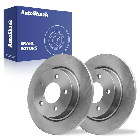 AutoShack Rear Brake Rotors for Mazda, 3 2004-2013 3 Sport 2010, FWD L4 2.3L 2.5L - 11.02" (279.9 mm), 5-Lug
