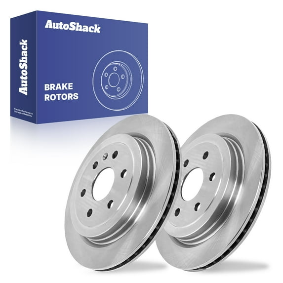 AutoShack Rear Vented Brake Rotors 2-PC Set Replacement for 2010-2016 Cadillac SRX 2011 Saab 9-4X 12.4" (315 mm)