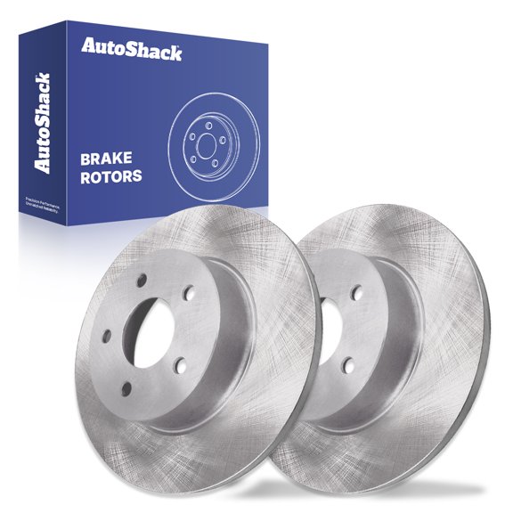 AutoShack 11.02" (280 mm) Rear Solid Brake Rotors | Replacement for 2019-2024 Nissan Altima 2021-2025 Nissan Kicks | 2-PC Set