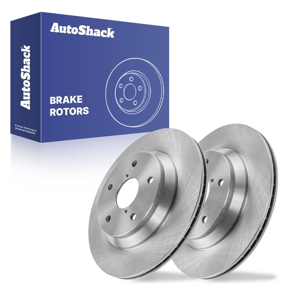 AutoShack 11.22" (285 mm) Rear Vented Brake Rotors | Replacement for 2019-2024 Subaru Forester 2024-2025 Subaru Impreza | 2-PC Set