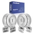 thumbnail image 1 of AutoShack Front Vented & Rear Vented Brake Rotors + Calipers 8-PC Brake Kit Replacement for 2006 Dodge Magnum 2006 Dodge Charger, 1 of 5
