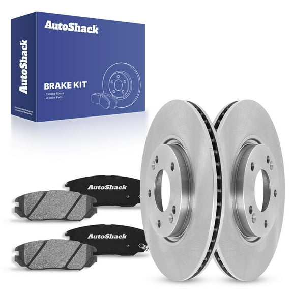 Autoshack Front Brake Kit Replacement for 2006-2010 Hyundai Sonata 3.3L V6 FWD Disc Brake Rotors with Ceramic Brake Pads 11.8" (300.0 mm) RSCD41429-41429-1125-2-4