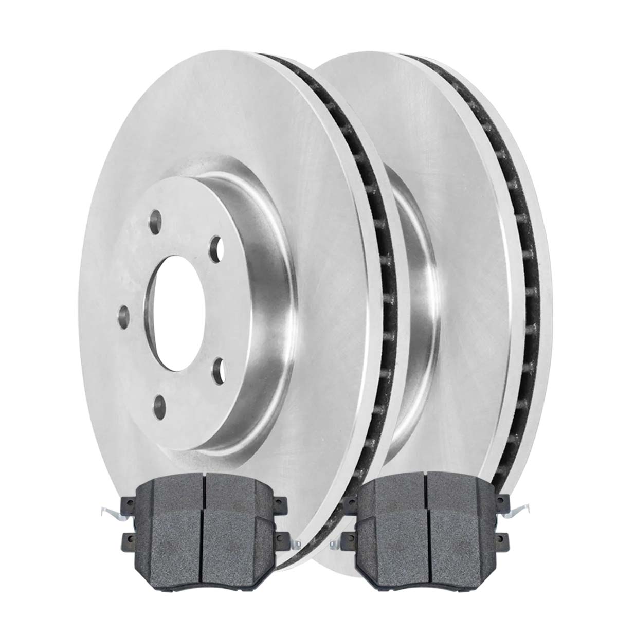 Autoshack Front Brake Kit Replacement for 2009-2011 Nissan Murano 3.5L V6 AWD FWD Disc Brake Rotors with Ceramic Brake Pads 12.6" (319.8 mm) PCDR4152941529969