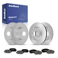 thumbnail image 1 of AutoShack Front Vented & Rear Solid Brake Rotors + Premium Ceramic Pads 12-PC Brake Kit Replacement for 2009-2013 Nissan Altima, 1 of 5