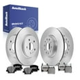 thumbnail image 1 of AutoShack Front Vented & Rear Vented Brake Rotors + Ceramic Pads 12-PC Brake Kit Replacement for 2021 Chevrolet Camaro, 1 of 5