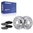thumbnail image 1 of AutoShack Rear Vented Brake Rotors + Premium Ceramic Pads 6-PC Brake Kit Replacement for 2005-2011 Ford Mustang 11.81" (300 mm), 1 of 5