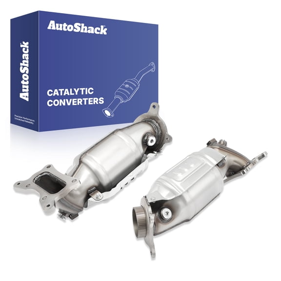 AutoShack Catalytic Converter Direct Fit | Replacement for 2008-2012 Honda Accord 2009-2014 Acura TSX | 2-PC