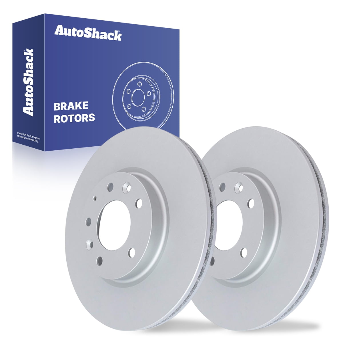AutoShack Front Brake Rotors for Ford, Mazda & Lincoln, Fusion 2006-2012 6 2006-2013 MKZ 2007-2012, AWD FWD L4 2.3L 2.5L V6 3.0L 3.5L 3.7L - Coated - ArmorStop - 11.76" (298.7 mm), 5-Lug