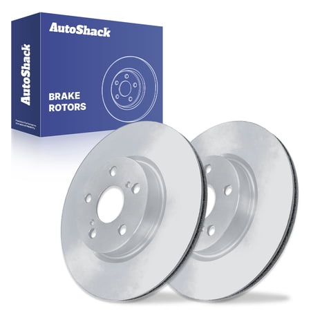 AutoShack Front Brake Rotors for Toyota, Scion & Pontiac, Corolla 2009-2019 Matrix 2009-2014 xD 2008-2014 Vibe 2009-2010, FWD L4 1.8L 2.4L - Coated - ArmorStop - 10.83" (275 mm), 5-Lug