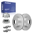 thumbnail image 1 of AutoShack Front Brake Rotors, Ceramic Pads & Calipers for Dodge, Ram 1500 2002-2005 Durango 2004-2006, 4WD RWD V6 3.7L V8 4.7L 5.7L 5.9L - Coated - ArmorStop - 13.22" (335.9 mm), 5-Lug, 1 of 5