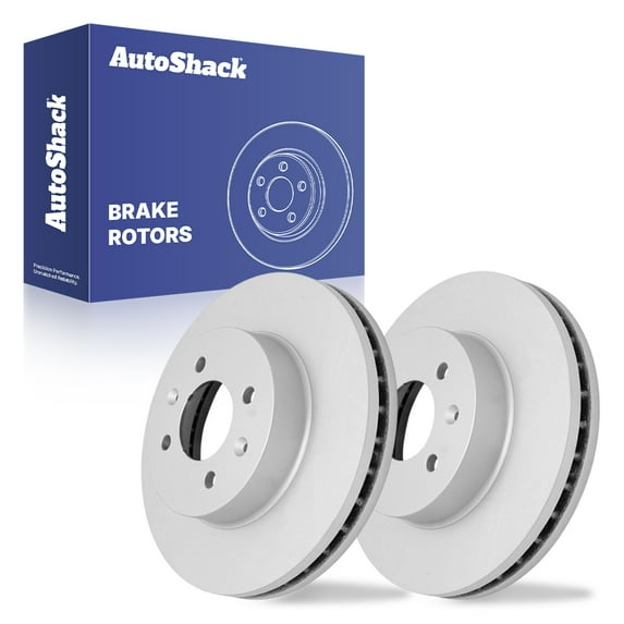 AutoShack Front Brake Rotors for Honda & Acura, Civic 1990-2005 Fit 2007-2014 Integra 1990-2001 Insight 2010-2014, FWD L4 1.3L 1.5L 1.6L 1.7L 1.8L 2.0L - Coated - ArmorStop - 10.31" (262 mm), 4-Lug