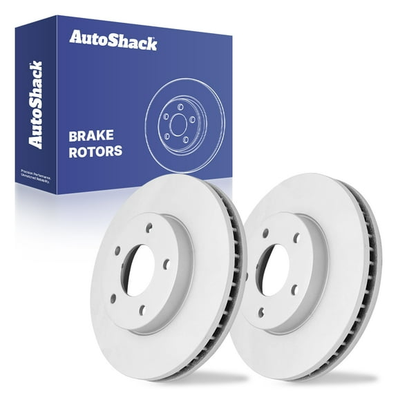 AutoShack 10.87" (276 mm) Front Vented Brake Rotors Coated | Replacement for 2001-2012 Mitsubishi Galant 2001-2005 Dodge Stratus 2000-2005 Mitsubishi Eclipse | 2-PC Set | ArmorStop