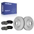 thumbnail image 1 of AutoShack Front Vented Coated Brake Rotors + Premium Ceramic Pads 6-PC Brake Kit Replacement for 2007-2014 Ford Edge 2007-2015 Lincoln MKX ArmorStop 12.6" (320 mm), 1 of 5