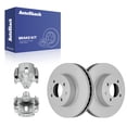 thumbnail image 1 of AutoShack Front Brake Rotors & Calipers for Honda, Fit 2009-2014, FWD L4 1.5L - Coated - ArmorStop - 10.31" (262 mm), 4-Lug, 1 of 5