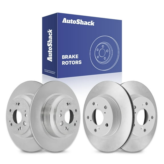 AutoShack Front & Rear Brake Rotors | Replacement for 2010-2011 Honda Accord Crosstour 2012-2015 Crosstour 2.4L 3.5L V6 AWD FWD | Coated | 4-PC Set | ArmorStop