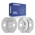 thumbnail image 1 of AutoShack Front Vented & Rear Solid Coated Brake Rotors 4-PC Set Replacement for 2013-2021 Honda Accord 2023 Honda Accord ArmorStop, 1 of 4