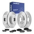 thumbnail image 1 of AutoShack Front Vented & Rear Vented Coated Brake Rotors + Ceramic Pads 12-PC Brake Kit Replacement for 2004-2008 Ford F-150 2006-2008 Lincoln Mark LT ArmorStop, 1 of 4