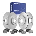 thumbnail image 1 of AutoShack Front & Rear Brake Rotors & Ceramic Pads for Mitsubishi, Outlander 2017-2020, AWD FWD L4 2.4L V6 3.0L - Coated - ArmorStop, 1 of 5