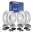 thumbnail image 1 of AutoShack Front Vented & Rear Vented Coated Brake Rotors + CeramicPads + Calipers 16-PC Brake Kit Replacement for 2014-2018 Chevrolet Silverado 1500 2014-2018 GMC Sierra 1500 ArmorStop, 1 of 5