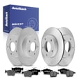 thumbnail image 1 of AutoShack Front Vented & Rear Solid Coated Brake Rotors + Premium Ceramic Brake Pads 12-PC Brake Kit Replacement for 2012-2013 Mazda 3 Sport 2010 Mazda 3 Sport ArmorStop, 1 of 5
