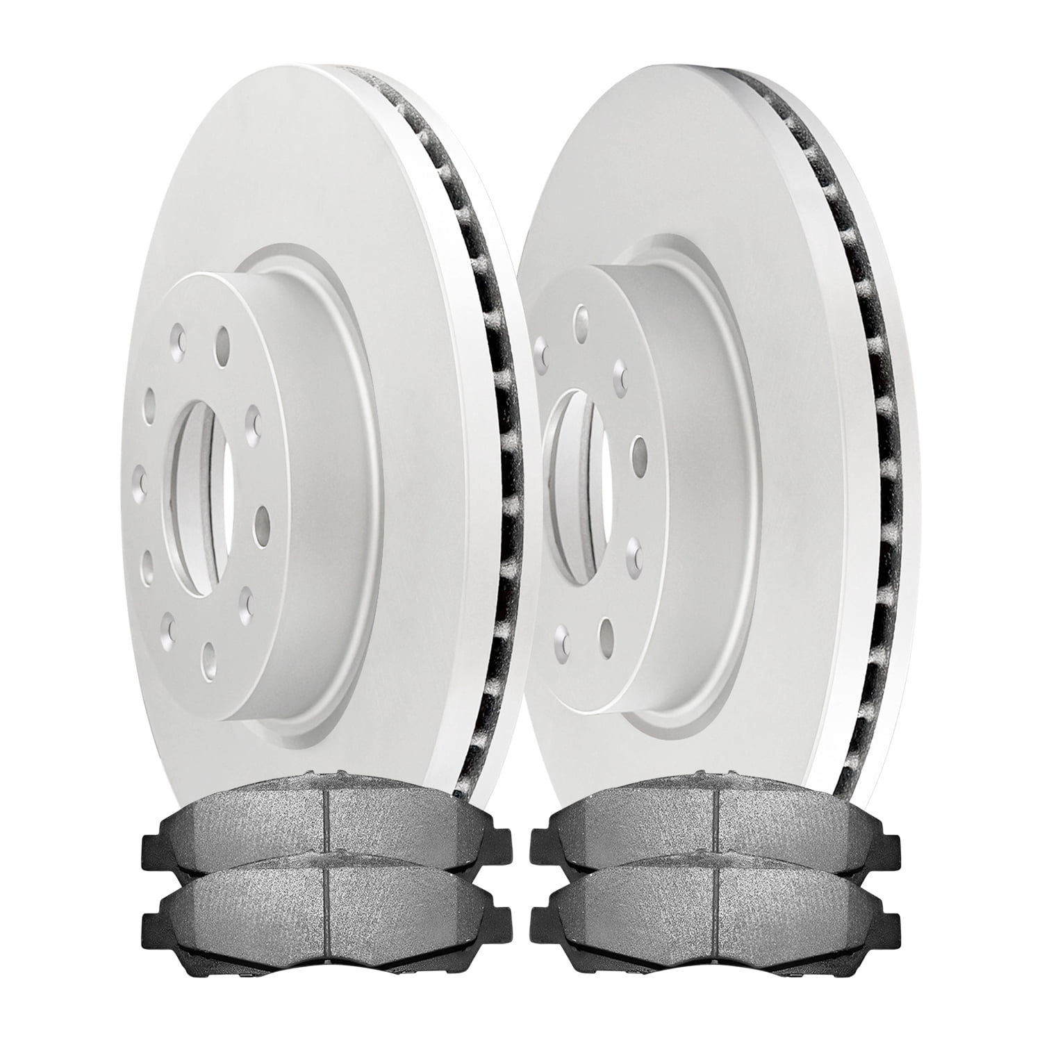2018 GMC Acadia 4pc Front Disc Rotors and Ceramic Brake Pads Kit 2018 GMC Acadia 4pc Front Disc Rotors and Ceramic Brake Pads Kit