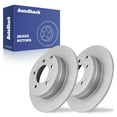 thumbnail image 1 of AutoShack Rear Brake Rotors for Hyundai & Kia, Sonata 2011-2019 Optima 2011-2020 Tucson 2016-2018 Azera 2012-2017, FWD AWD L4 1.6L 2.0L 2.4L V6 3.3L - Coated - ArmorStop - 11.18" (284 mm), 5-Lug, 1 of 5